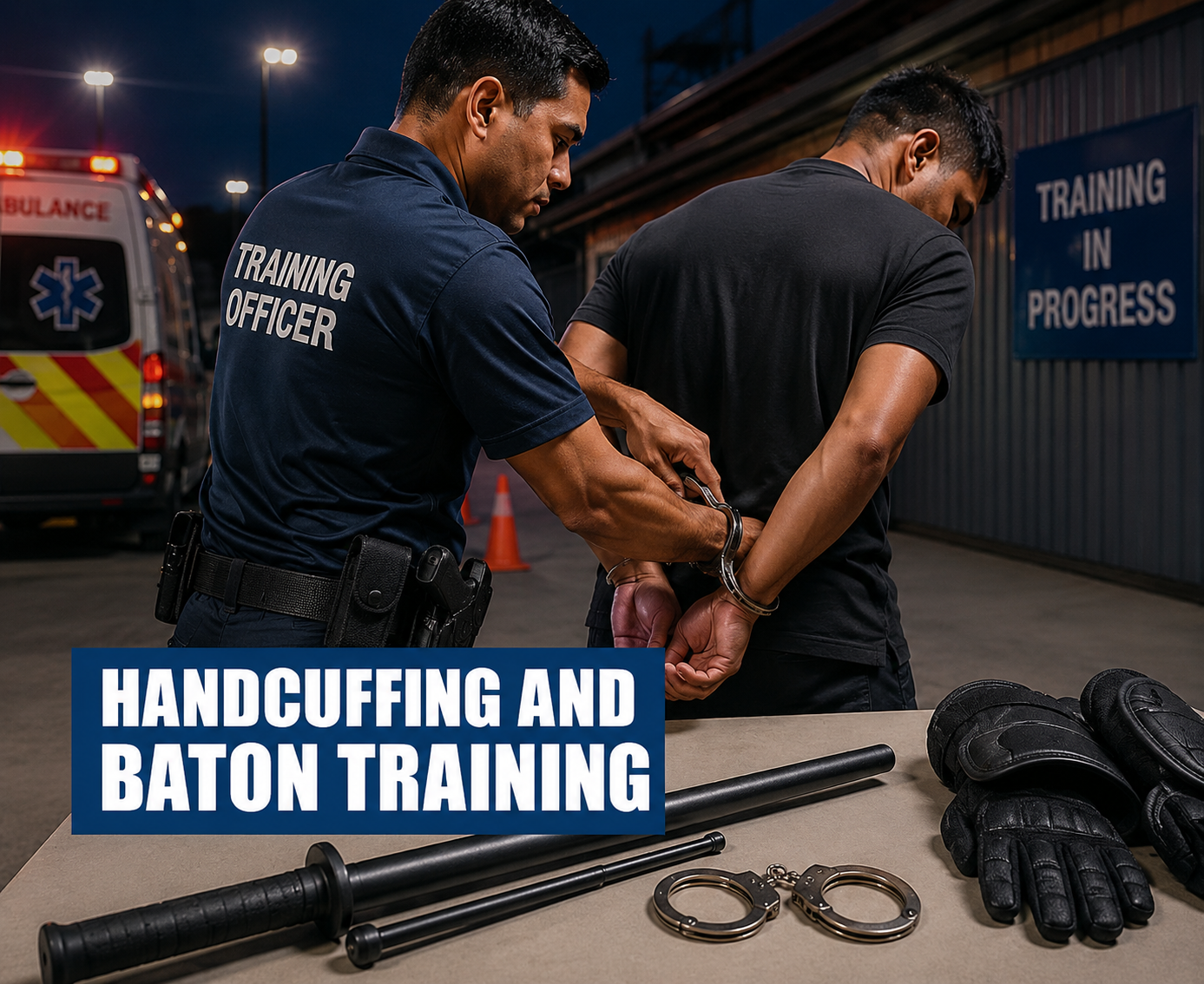 Handcuffing and Baton Training